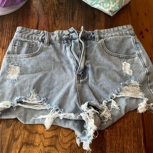 Shein Ripped Jean Shorts